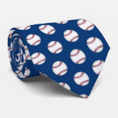 Männerkleid-Krawatte-Sport-Baseball Krawatte (Gerollt)