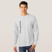 Männerlangärmeliger T - Shirt (Vorne ganz)