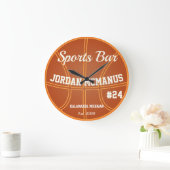 Männermarke Basketball Bar-Uhr Große Wanduhr (Zuhause)
