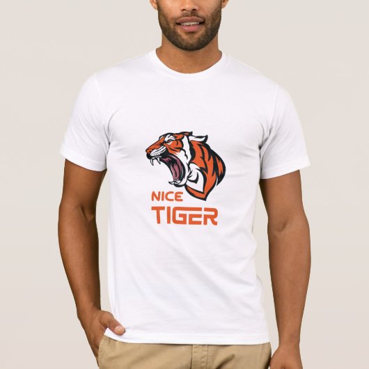 Männermode für Nice Tiger T - Shirt (Vorderseite)