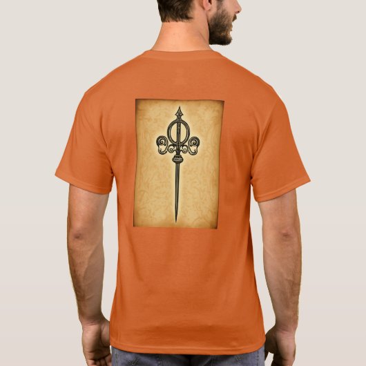 Männermode-Logo-T - Shirt (Rückseite)