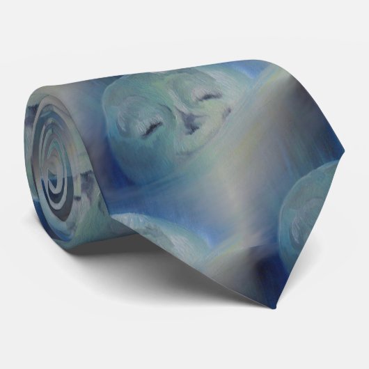 Männermond Krawatte (Gerollt)