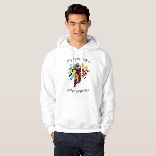 Männermotivation Hoodie (Vorne ganz)