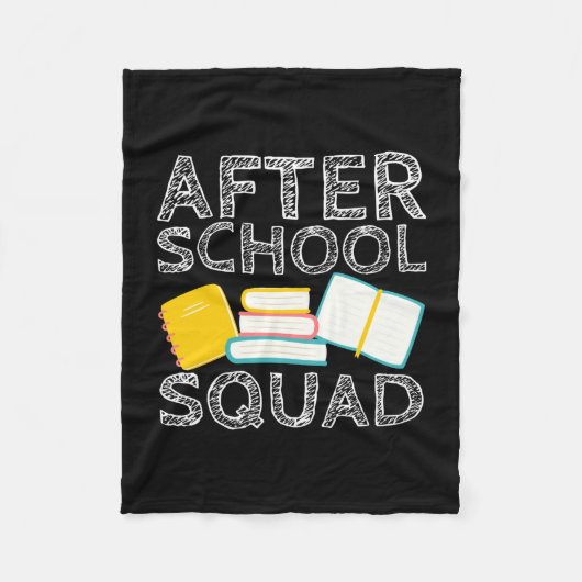 Männern Nach der Schule Team cooler Lehrer Schulmi Fleecedecke (Vorderseite)