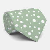 Männerpolka-Dots-Krawatte Krawatte (Gerollt)