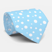 Männerpolka-Dots-Krawatte Krawatte (Gerollt)