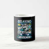 Männerpool-Mutter-Schwimmen-Mama-Schwimmer-Mutter- Kaffeetasse (Mittel)