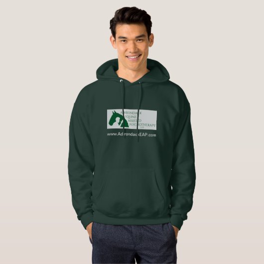 Männerpullover mit Adirondack-EAP-Logo Hoodie (Vorne ganz)