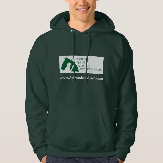 Männerpullover mit Adirondack-EAP-Logo Hoodie (Vorderseite)