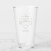 MÄNNERRETIREMENT Personalisiert (ADNAME) PINT GLAS (Rückseite)