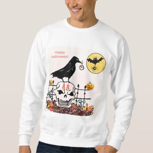MÄNNERSCHIRM - HALLOWEN SWEATSHIRT (Vorderseite)