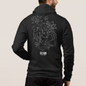 Männerschwarz Hoodie (Rückseite)