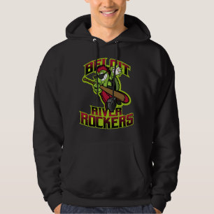 Männerschwarz Hoodie