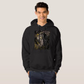 Männerschwarz-Schuhpulli abstraktes Kunstdesign Hoodie (Vorne ganz)