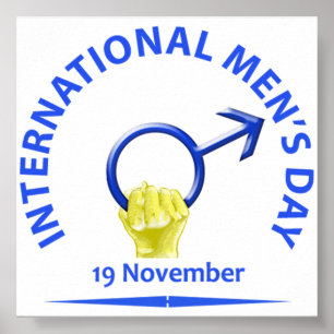 Männertags-Poster Poster