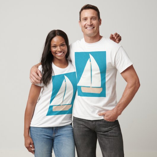 Männertank-Top mit Sailboat-Design T-Shirt (Unisex)
