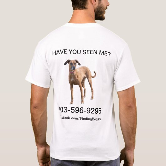 Männerteam-T - Shirt (Rückseite)