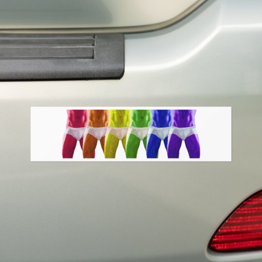 Männerunterwäsche Autoaufkleber (Auf Auto)