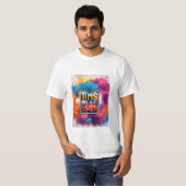 Männerweißer T - Shirt (Vorne ganz)