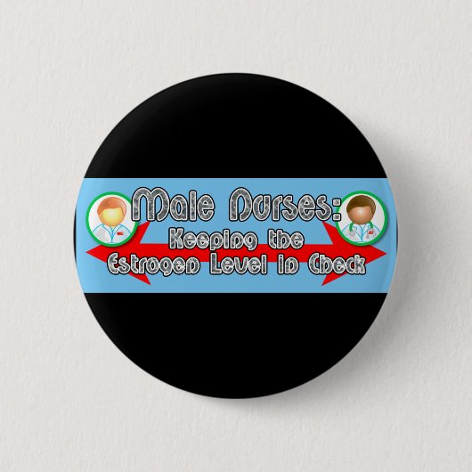 Manneskrankenschwestern: Button (Vorderseite)