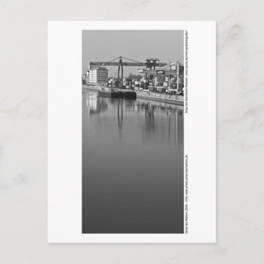 Mannheim - Am Hafen Postkarte (Vorderseite)