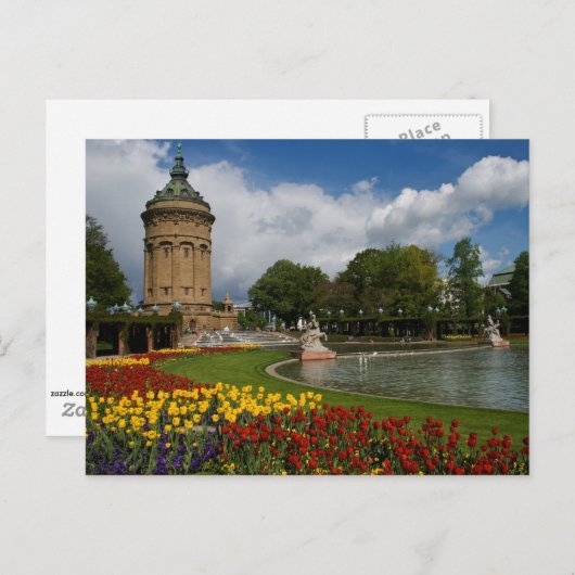 Mannheim, Deutschland Postkarte (Vorne/Hinten)