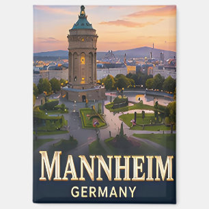 ✈️ Mannheim Deutschland Reise Geschenk 🏛️ Magnet