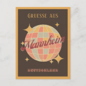 Mannheim Deutschland Retro Vintage Postkarte (Vorderseite)