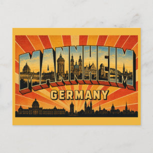 Mannheim Deutschland Schloss Postkarte