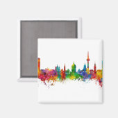 Mannheim Deutschland Skyline Magnet (Vorderseite/Rückseite)