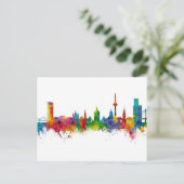 Mannheim Deutschland Skyline Postkarte (Stehend Vorderseite)