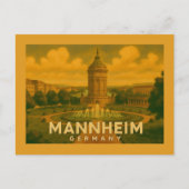 Mannheim Germany City Art Postkarte (Vorderseite)