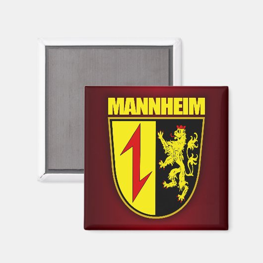 Mannheim Magnet (Vorderseite/Rückseite)