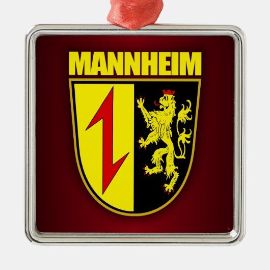 Mannheim Ornament Aus Metall (Vorne)