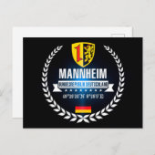 Mannheim Postkarte (Vorne/Hinten)