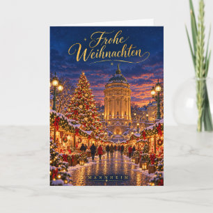 Mannheim Weihnachtsmarkt Frohe Weihnachten
