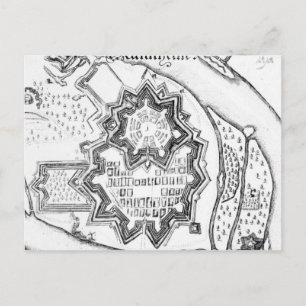 Mannheimer Plan, Deutschland 1690 Postkarte