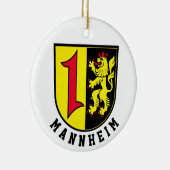 Mannheimer Wappen Keramik Ornament (Rechts)