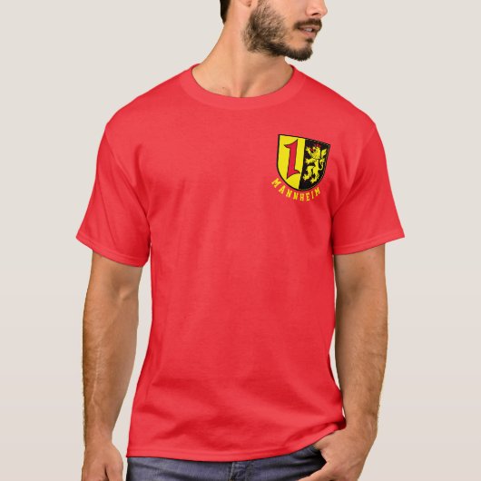 Mannheimer Wappen-T - Shirt (Vorderseite)