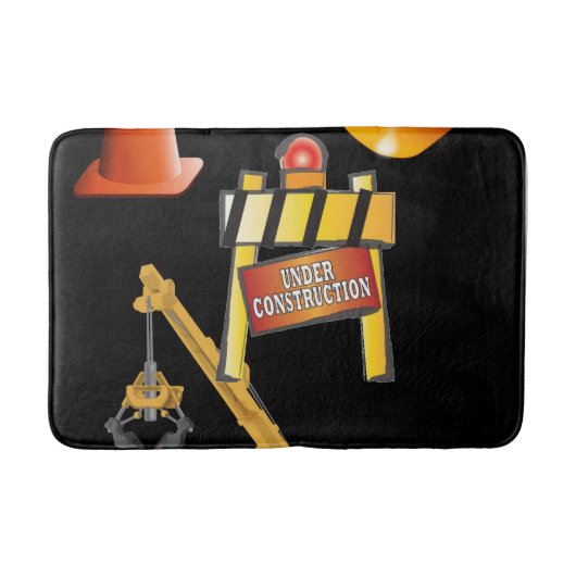 Männhöhle im Baubad Badewanne Badematte (Vorderseite)