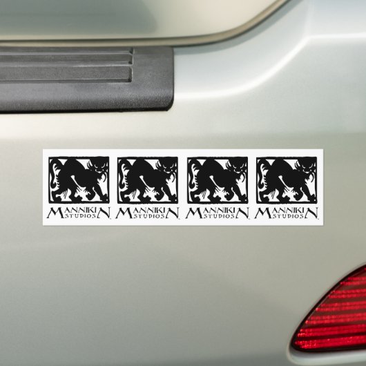 Mannikin Studiologo-Aufkleberblatt Autoaufkleber (Auf Auto)