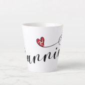 Mannin, Isle of Man Flag Herz, Manx Milchtasse (Vorderseite)