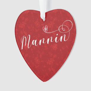 Mannin, Isle of Man Flag Herz, Manx Ornament