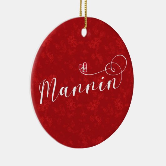 Mannin, Isle of Man Flag Herz, Manx Ornament (Rechts)