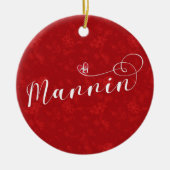 Mannin, Isle of Man Flag Herz, Manx Ornament (Vorne)