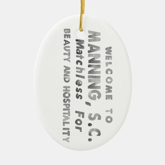 Manning Christmas Ornament (Vorne)