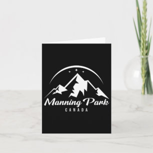 Manning Park Canada Ski Resort Skifahren Snowboard Karte