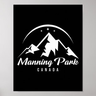 Manning Park Canada Ski Resort Skifahren Snowboard Poster