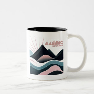 " Manning Provincial Park Colored Hills" Zweifarbige Tasse