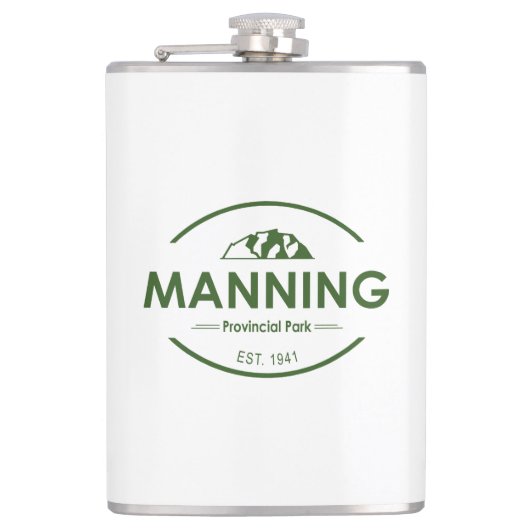 Manning Provincial Park Flachmann (Vorderseite)